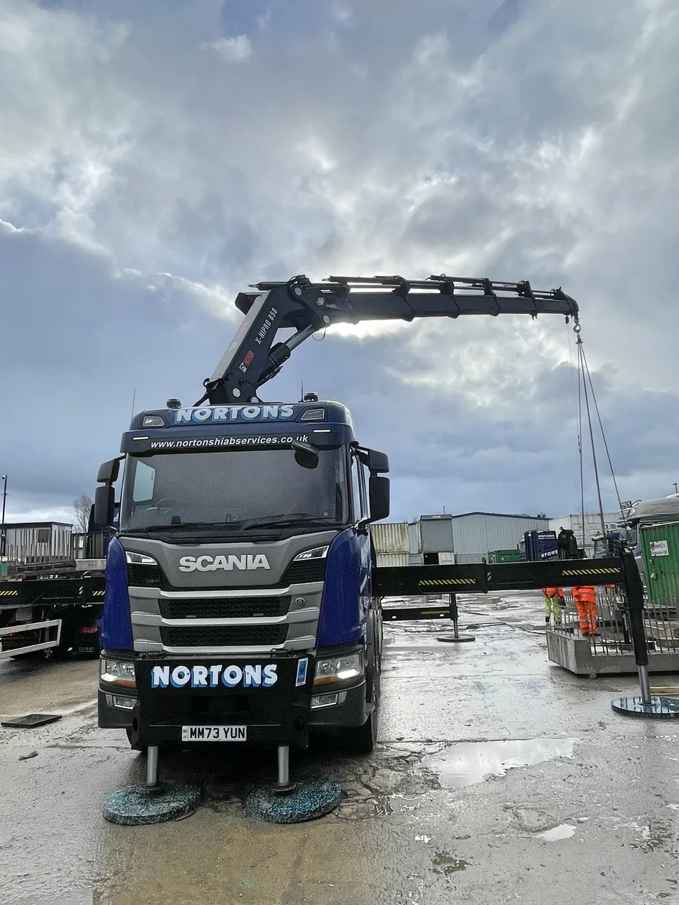 HIAB crane hire Cheshire