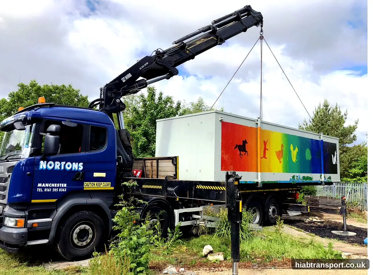 HIAB 658 622 mid-range crane truck North West