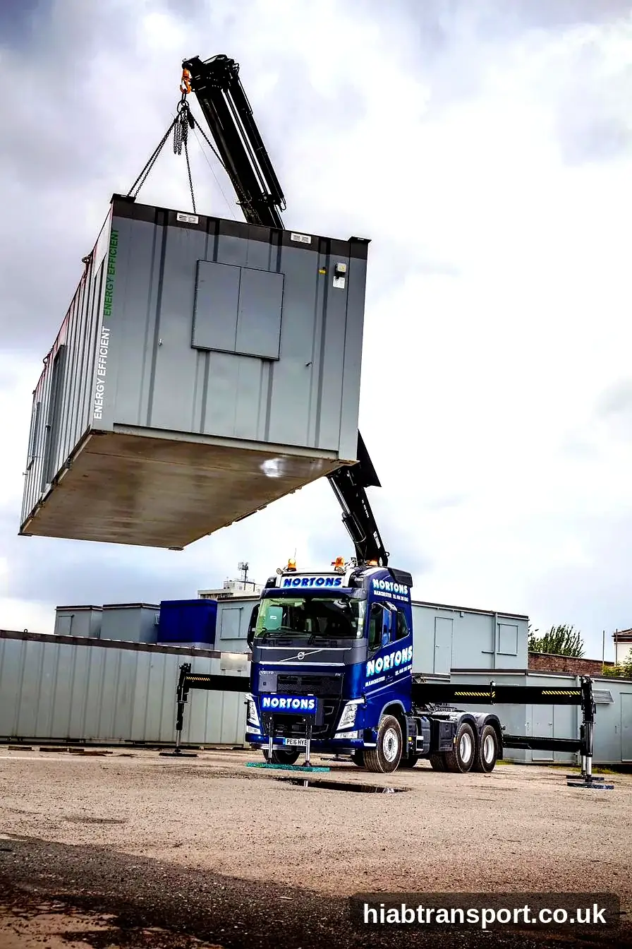 HIAB crane hire heavy lift Manchester UK
