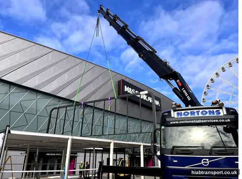 Lorry loader hire Liverpool, heavy transport