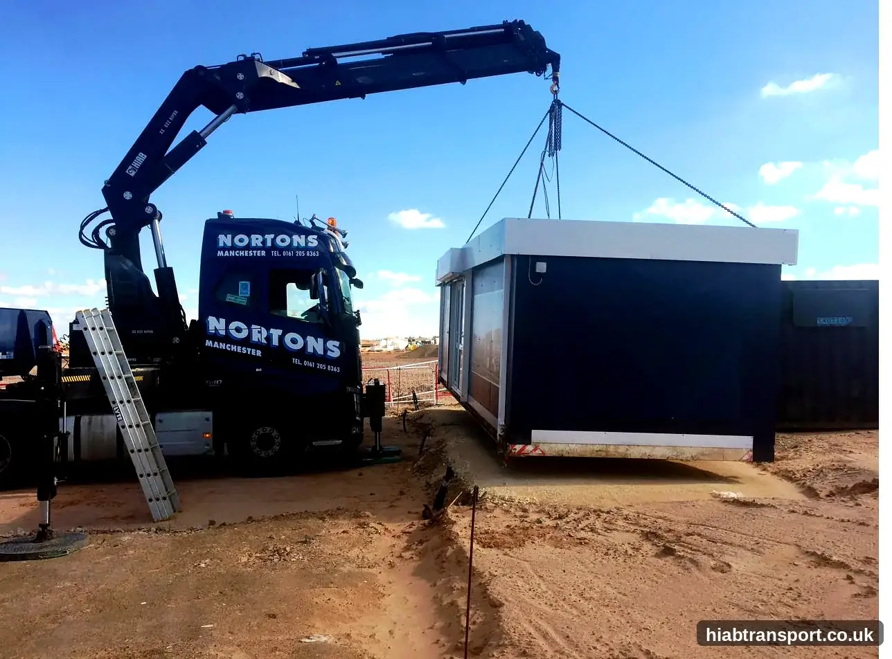 HIAB 558 versatile crane truck North West UK