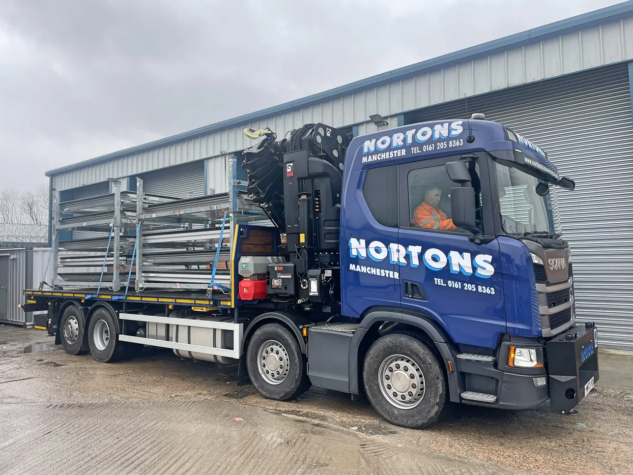 HIAB crane hire Trafford