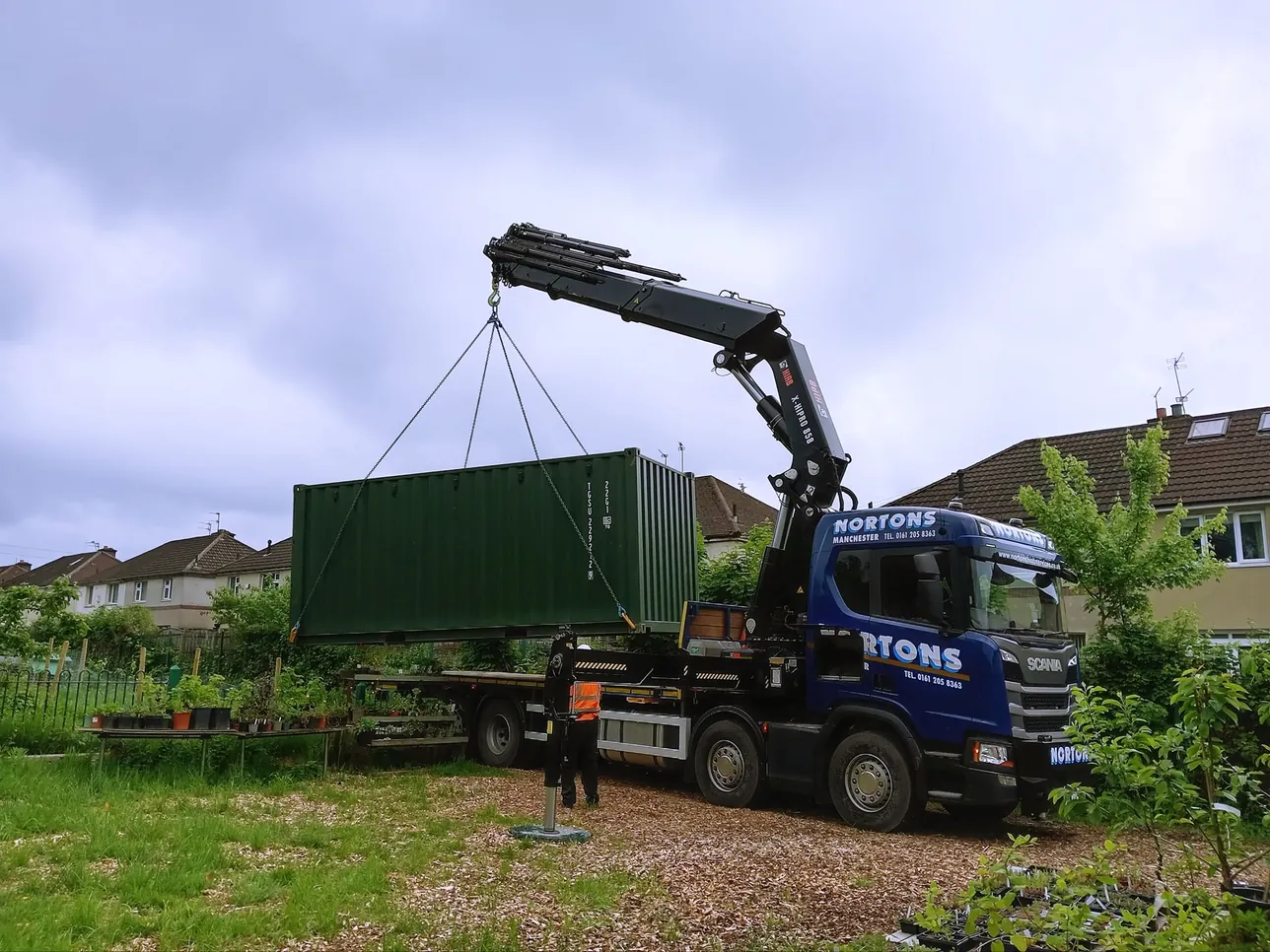 HIAB crane hire Warrington