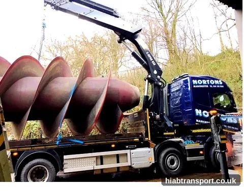 Archimedes screw turbine delivery, UK