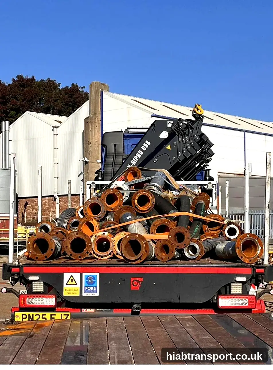 HIAB heavy transport Birkenhead North West UK
