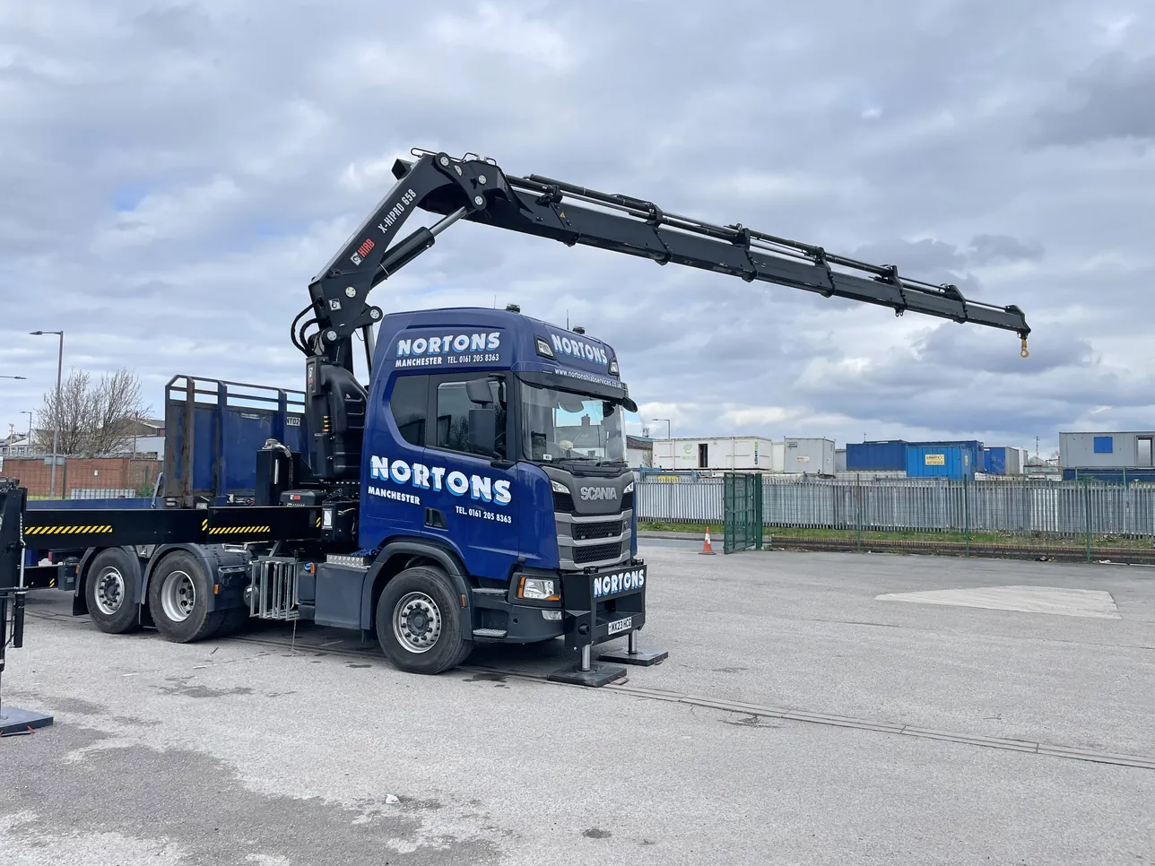HIAB Transport crane truck fleet at the Manchester depot