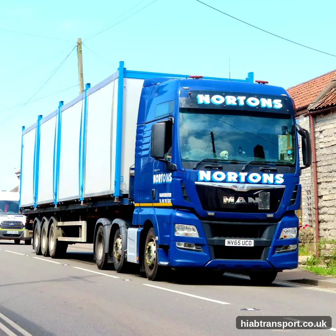 HIAB Transport UK national heavy haulage motorway