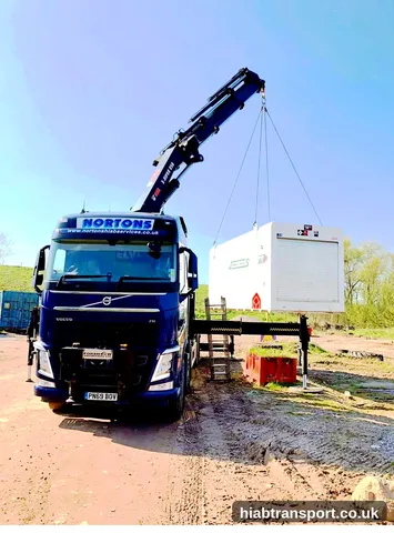 HIAB transport welfare unit delivery North West