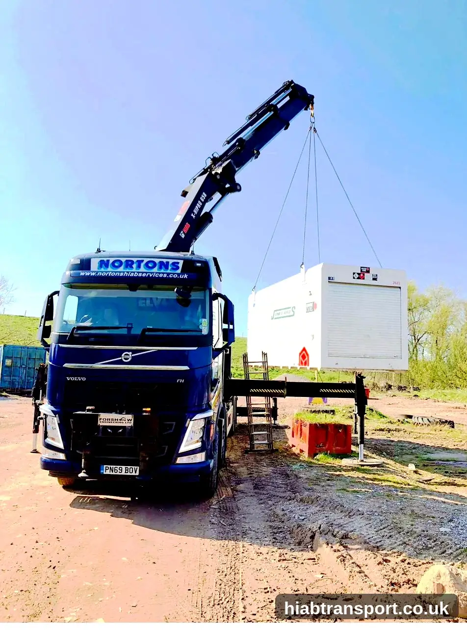 HIAB transport welfare unit delivery North West